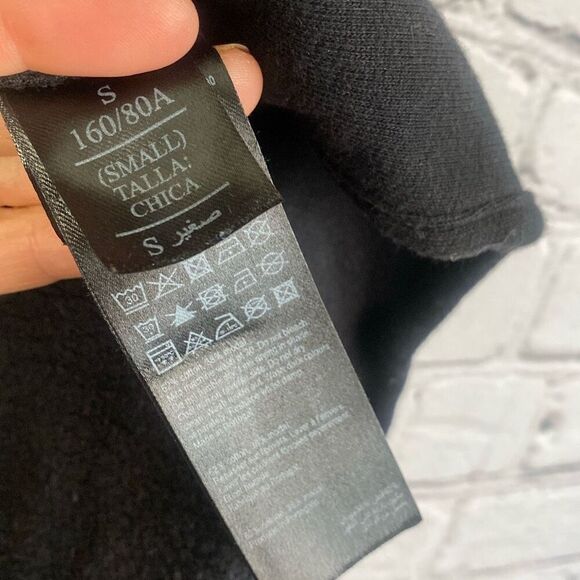 AllSaints Dahlia Sweat Jacket Black Size Small 206 - Picture 6 of 9